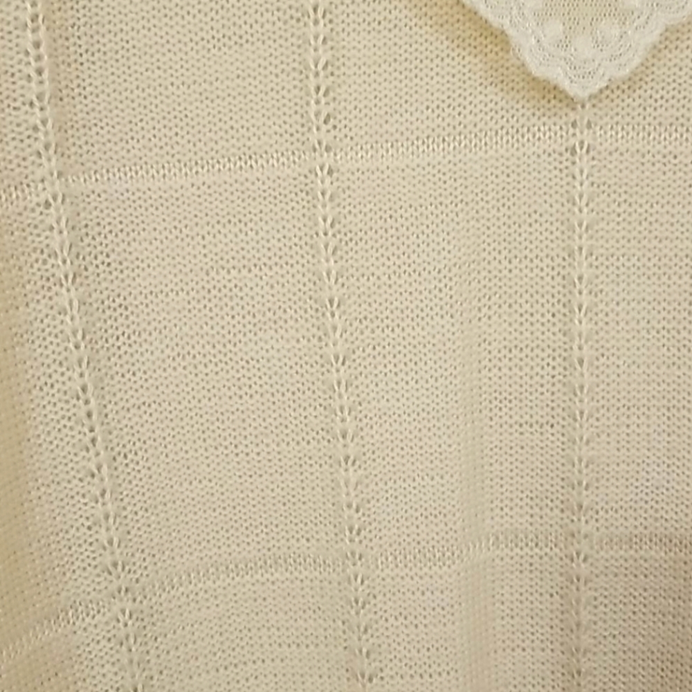 Rare Vintage Toppers sweater size S-cream - Picture 6 of 11